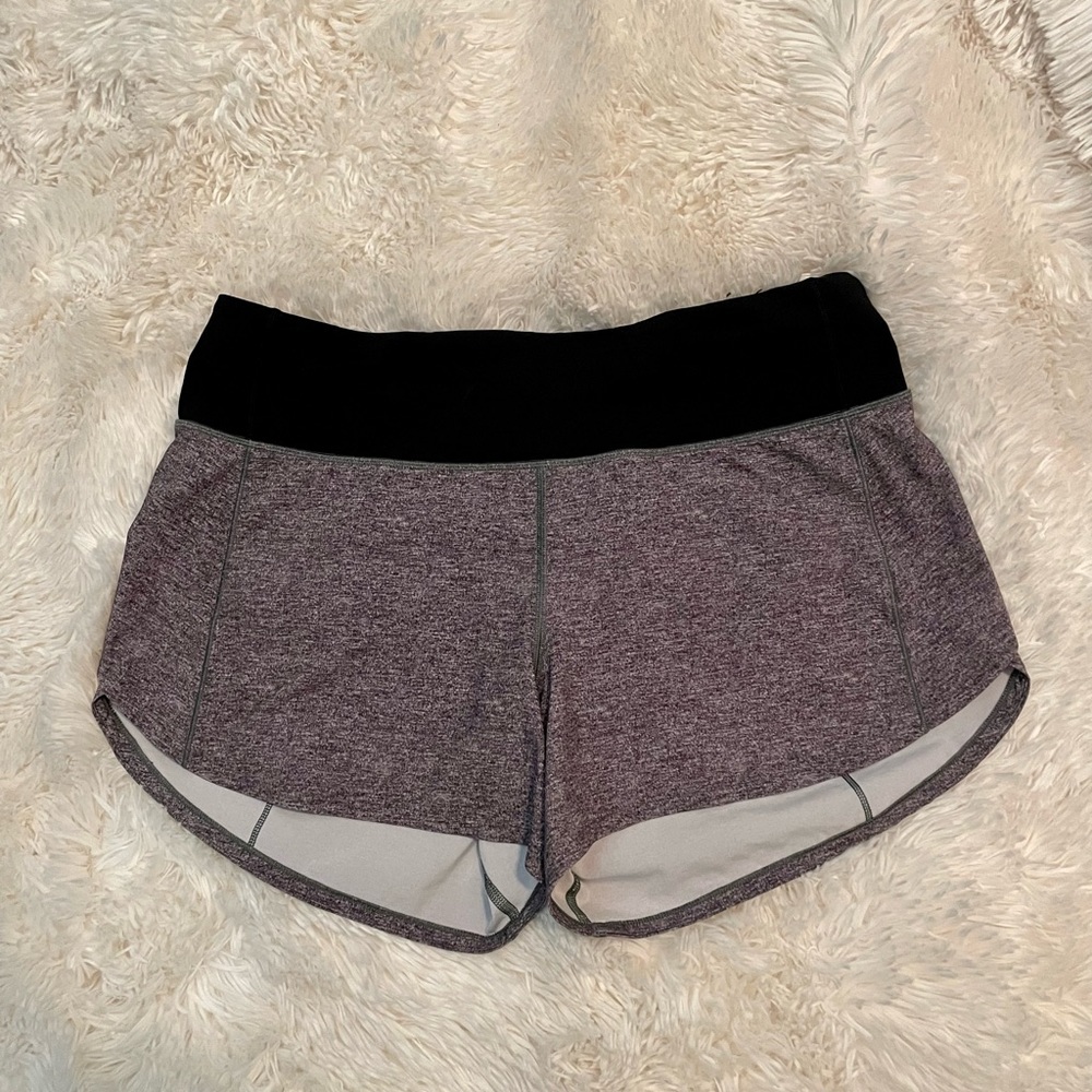 Lululemon gray speed up short